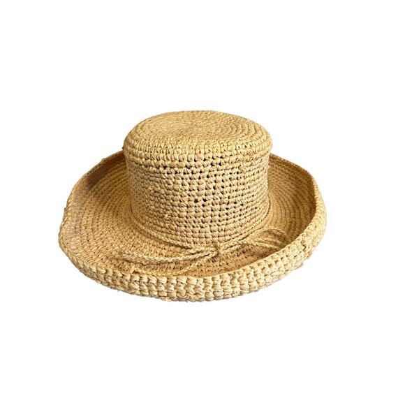 Scala Brimmed Straw Sun Hat Natural - Picture 1 of 5